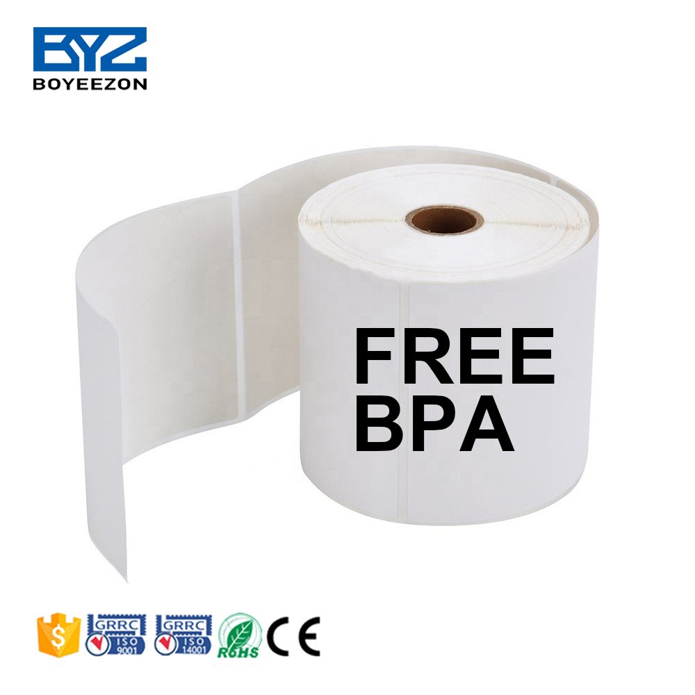 Custom Size 4"x6" 500pcs Large Shipping Labels for Zebra 100x150 Adhesive Waybill Sticker A6 Direct Thermal Labels