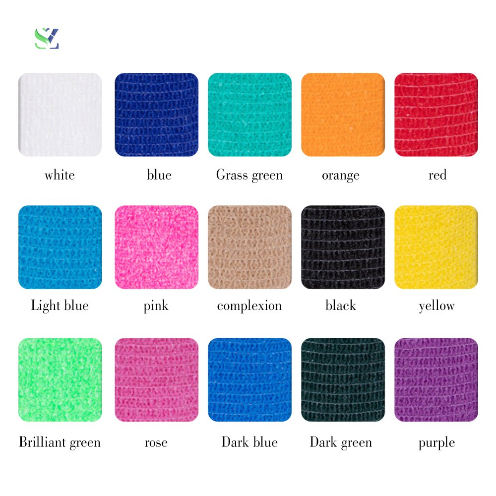 SZ hot selling waterproof sport light elastic adhesive knuckle sensi wrap self-adhesive cohesive bandage