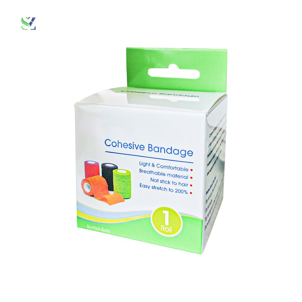 SZ hot selling waterproof sport light elastic adhesive knuckle sensi wrap self-adhesive cohesive bandage