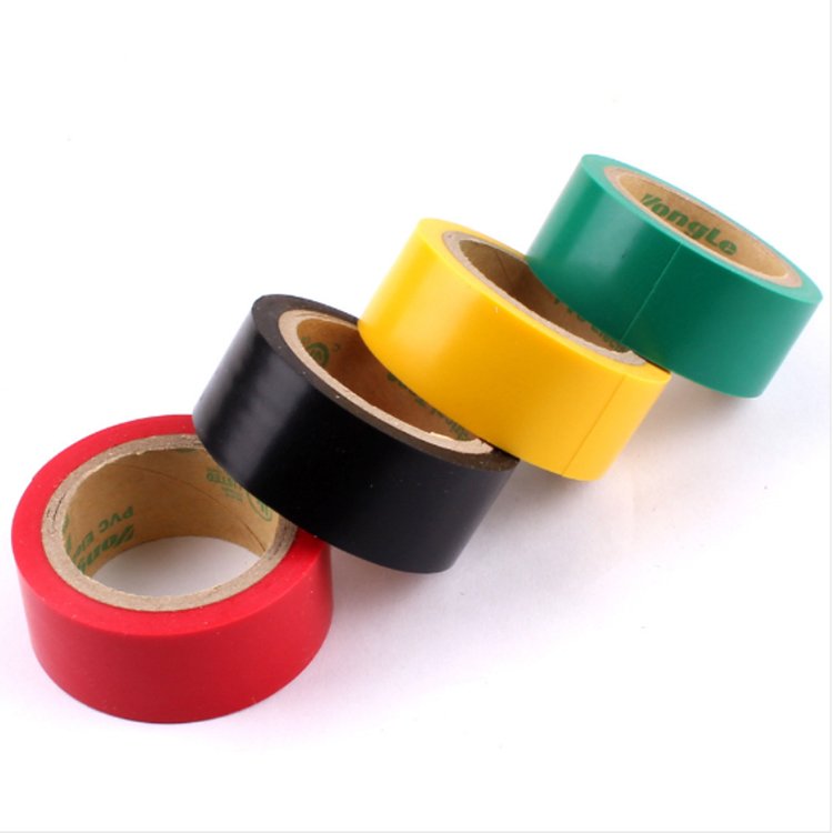 Wholesale PVC ROHS Electrical Tape Single Side Pressure Sensitive Adhesive Waterproof Masking Insulation Tape