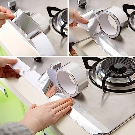 Bailida Aluminum Foil Tape 10m Multi-Purpose Silver Metal Tape, Strong Adhesive, 1 Large Roll Factory Price