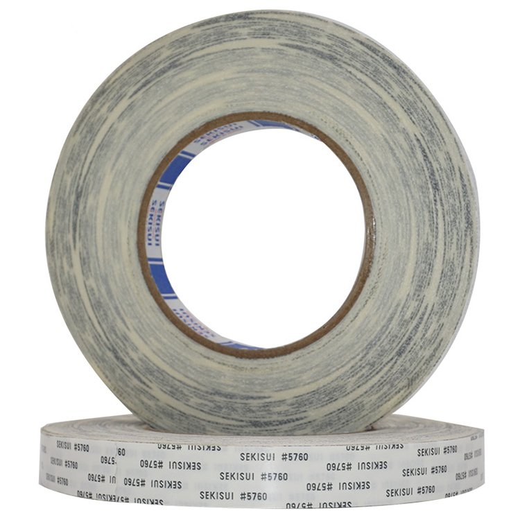 Die cut white non woven fabric tape SEKISUI 5760 double sided cotton paper acrylic adhesive tissue tape