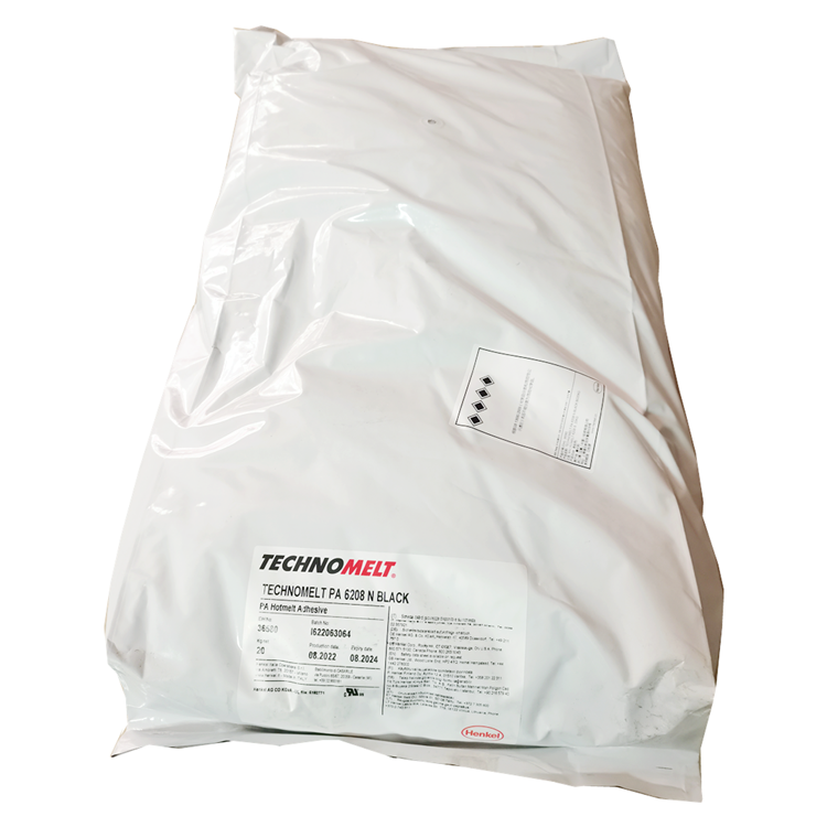 HENKEL TECHNOMELT PA6208 black Low pressure injection hot melt adhesive
