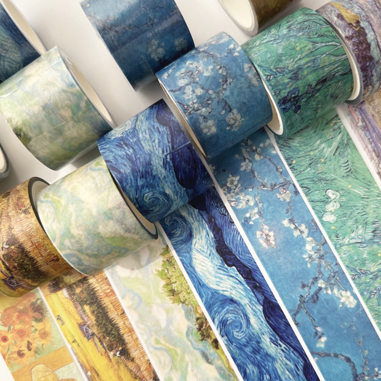 Hot Selling Washi Tape Van Gogh Oil Painting Series Masking tape Starry Sky Planner DIY Decorative 5 Meters Stickers Tape