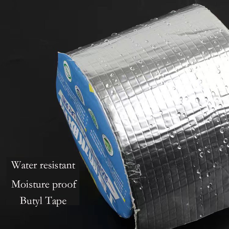 High Adhesive Waterproof Aluminum Foil Tape High Temperature Resistant Butyl Rubber Sealing Tape