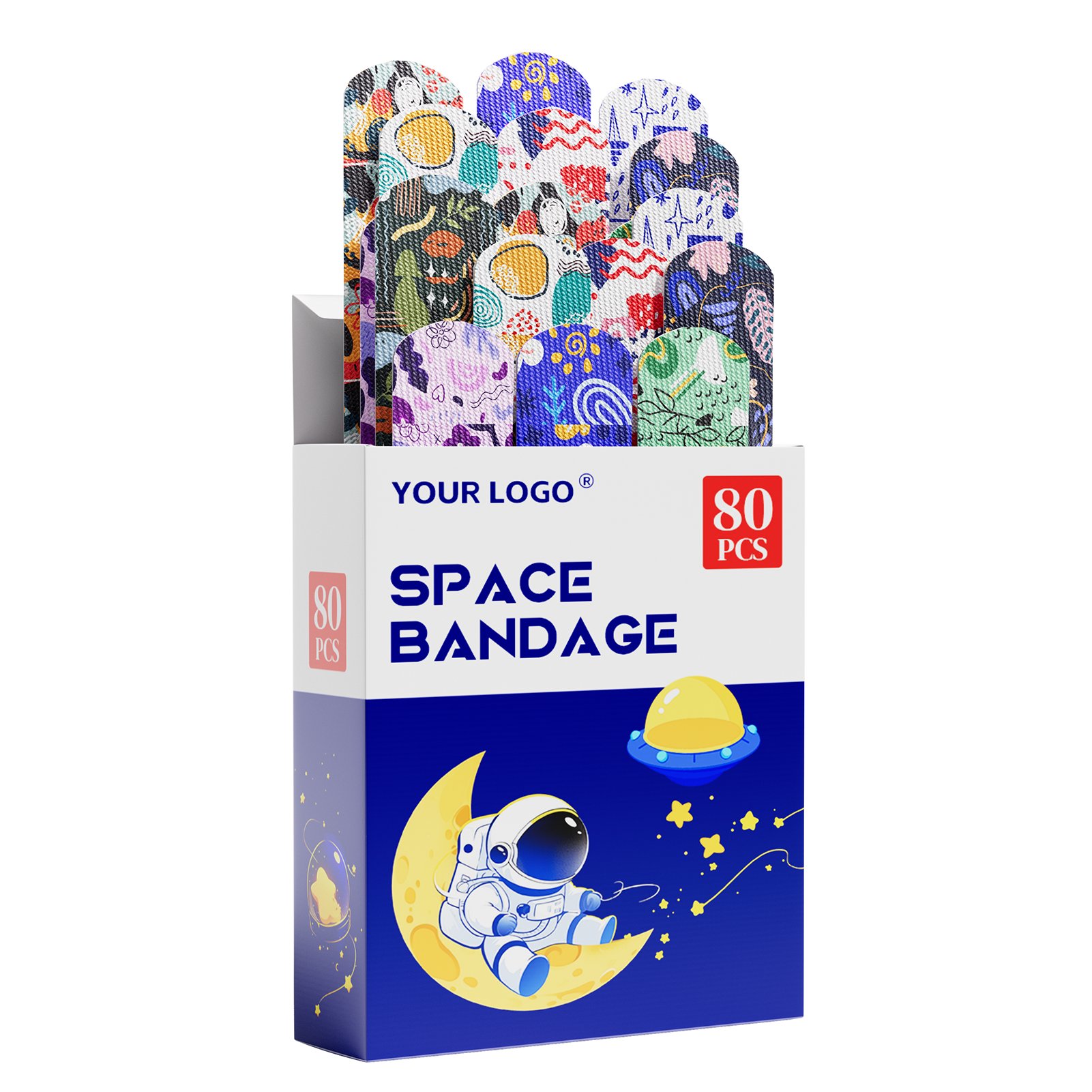 Free samples Hypoallergenic Eco-Friendly Bamboo bandage bamboo adhesive for Sensitive Skin and First Aid Wounds