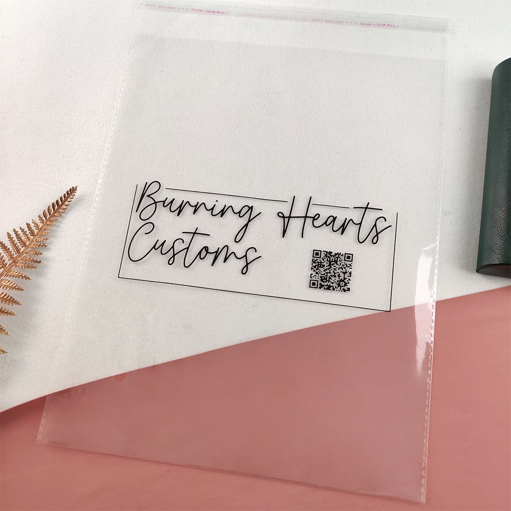 Custom Logo Clothing Clear Package Plastic OPP Bag Self Adhesive Seal Cello Bag Transparent Cellophane Bags with adhesive