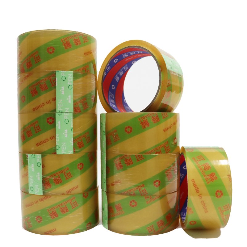 Cellotape Biodegradable Packing Cellulose Jumbo Roll Packaging Adhesive Cellophane Cello Tape