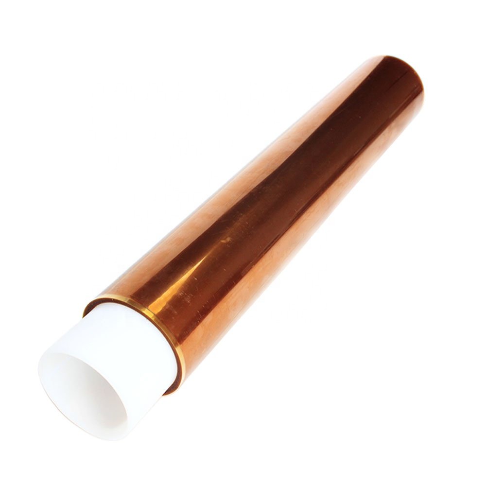 2- Polyimide Pi Film Double Sided Coated Silicone Kaptons Self Adhesive Tape Log Roll Jumbo Roll Factory Supplier Manufacturer