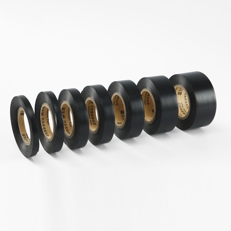 China Low Price High Voltage Flame Retardant Strong Rubber Adhesive Black Insulating Vinyl PVC Electrical Tape Manufacturer
