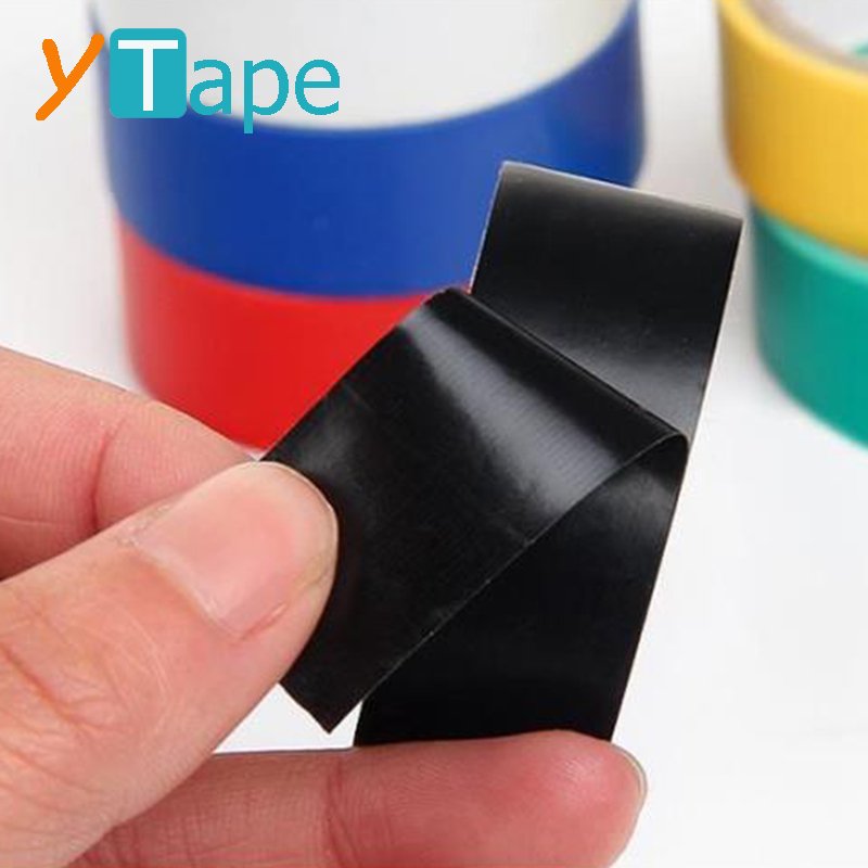 China Low Price High Voltage Flame Retardant Strong Rubber Adhesive Black Insulating Vinyl PVC Electrical Tape Manufacturer