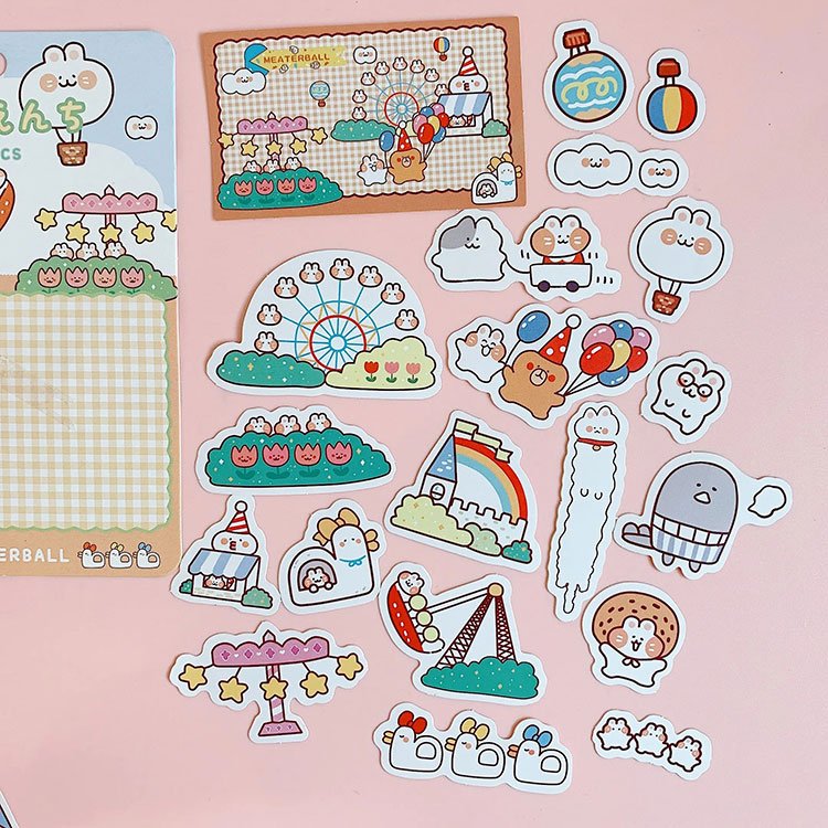High Quality Promotional Self Adhesive Label Private Custom Stickers Cheap Sticker Pack