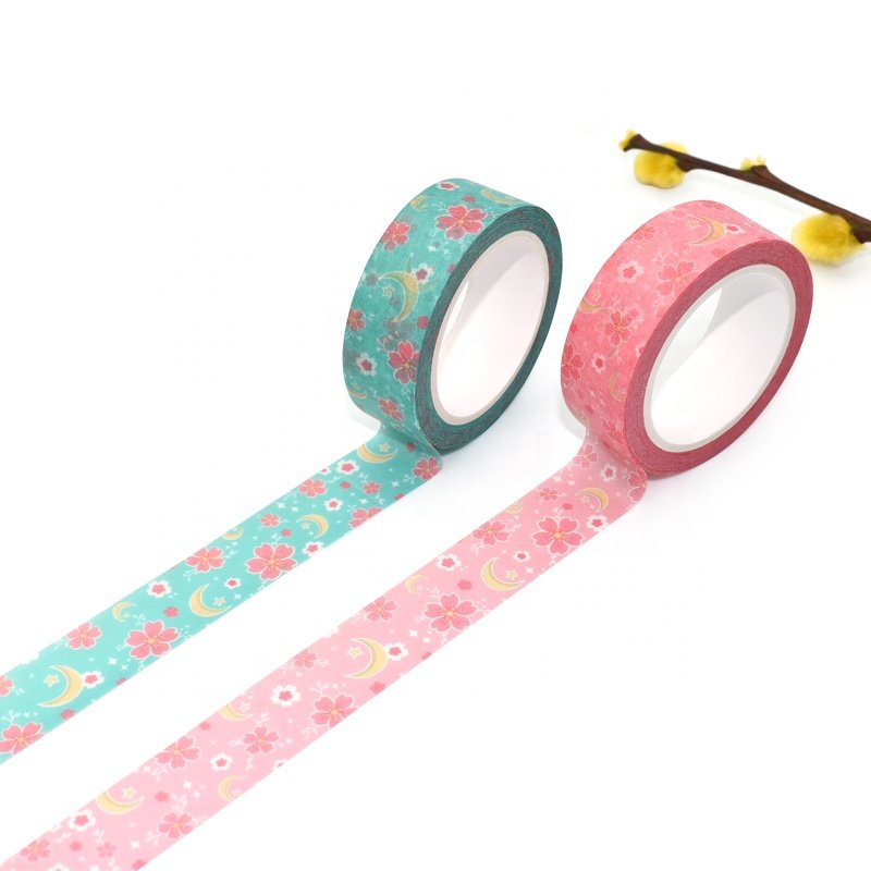Custom Design Adhesive Tape Washi Paper Tape for Craft DIY Decoration