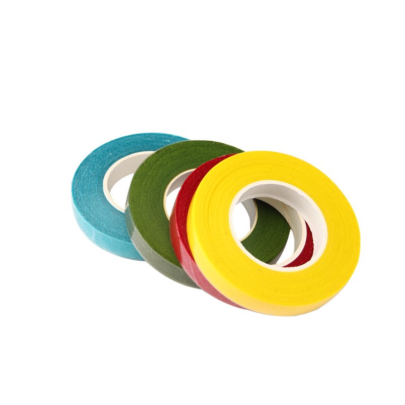 Hot Sale 30 Yard Adhesives for Bouquet Stem Wrap Multi Colors Floral Tape Flowers Making Tapes
