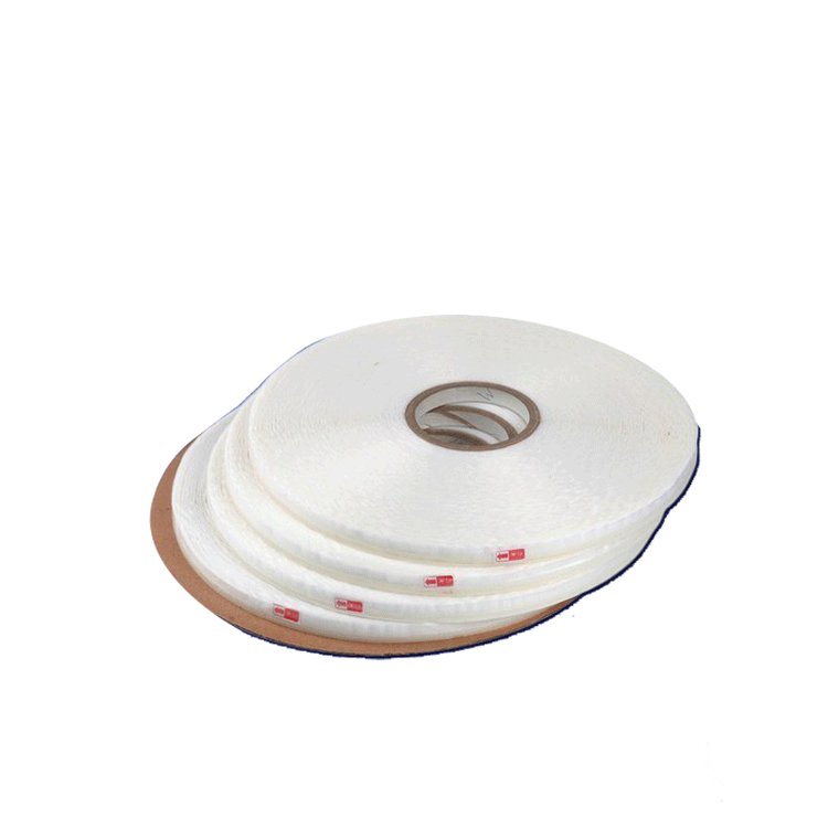 HDPE solvent glue Plastic Sealing Double Side Opp Sided 6Mm Redline Self Adhesive Bag Closing Tape