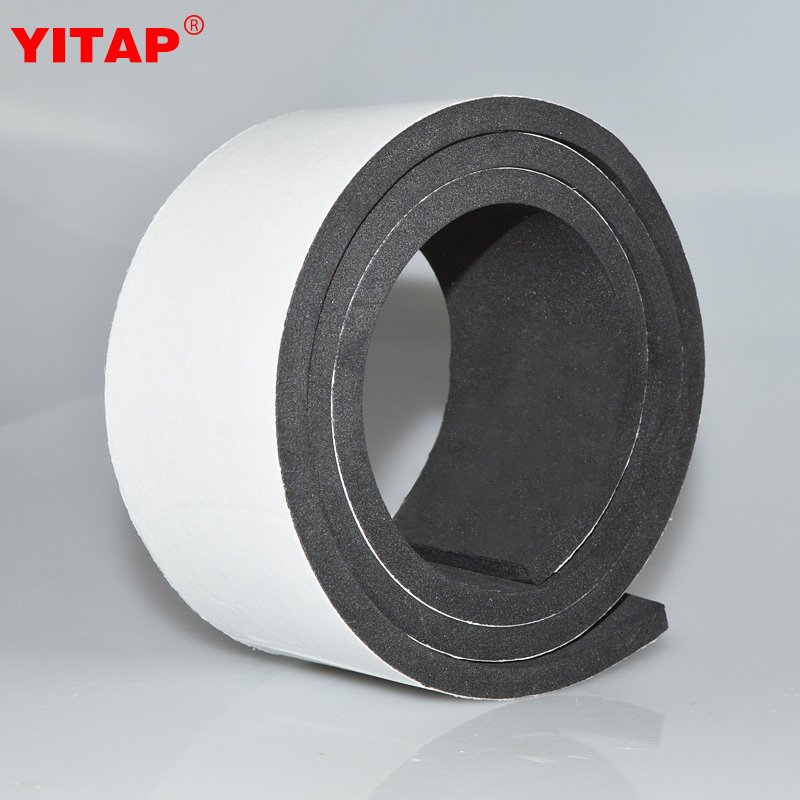 Self Adhesive Eva Sponge Rubber Circle Foam Gasket Compriband Tape