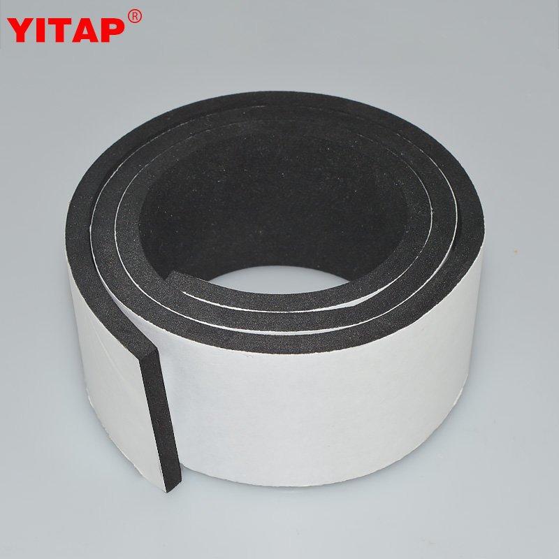 Self Adhesive Eva Sponge Rubber Circle Foam Gasket Compriband Tape