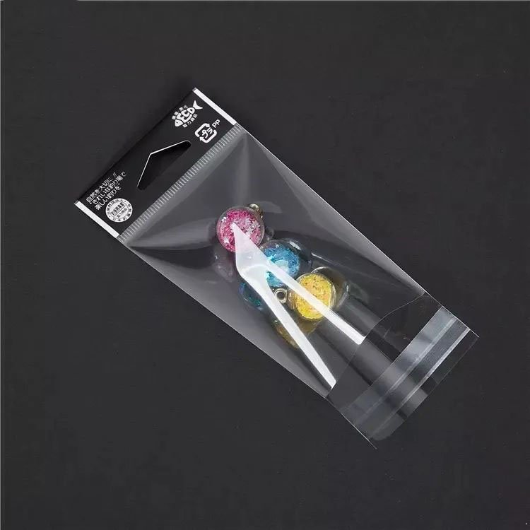 Self Adhesive Seal Clear Transparent Packaging Printed Cello Bags Bopp Cellophane Cello Sealable Bags Retail Opp Bag