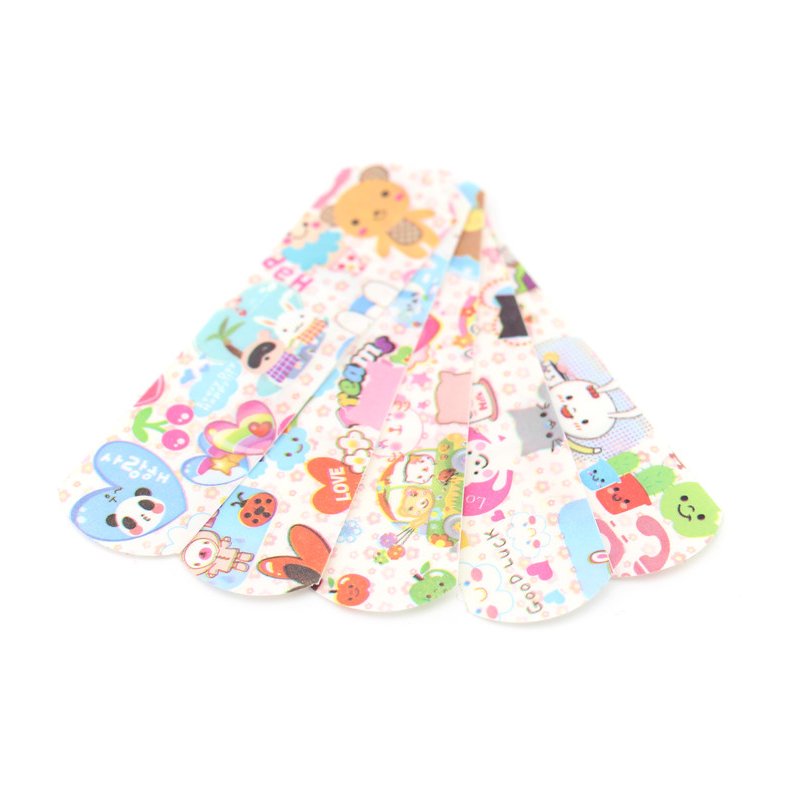 Medical Adhesive Plaster PE Cartoon Bandaid Custom Elastic Bandage for Kids
