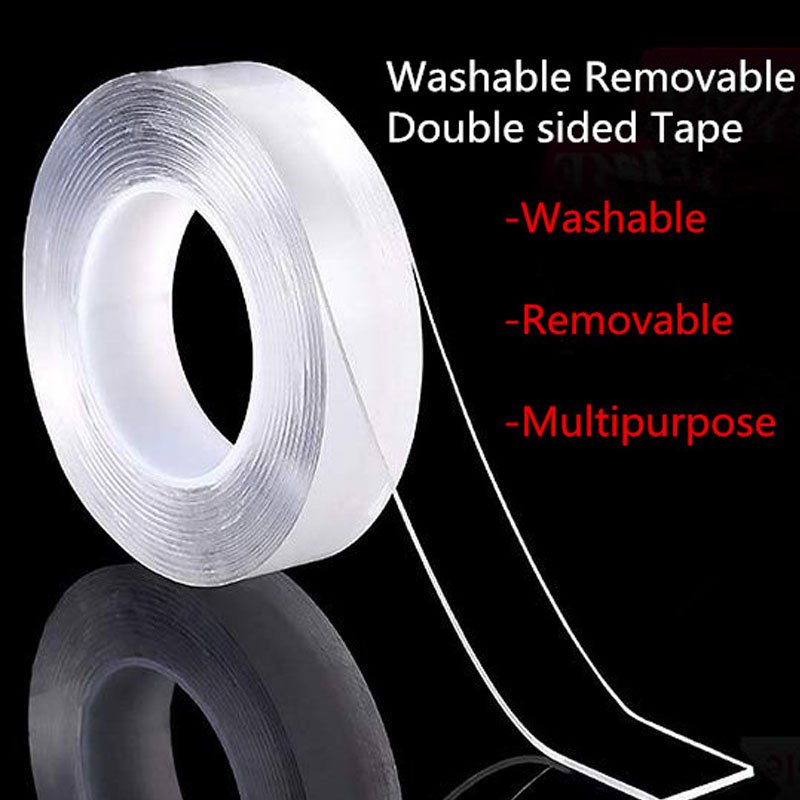 Strong Viscosity Removable Washable Reusable Transparent Nano PU Seaming Gel Grip Tape for Carpet Fixing