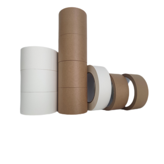 Beautifully Designed 50m Waterproof Biodegradable Packaging Tape Kraft Paper with Silicone Adhesive Gummed Paper Tape