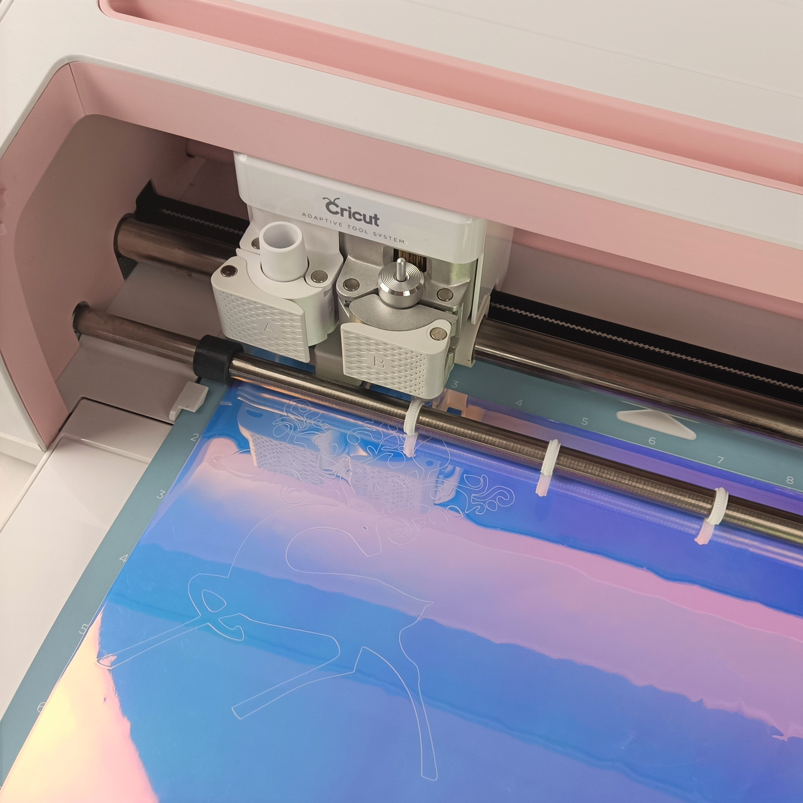 L&B Colored Adhesive UV Lamination Vinyl 12 Inches x 1.52 Meters Roll for Die-Cutters and Vinyl Plotters
