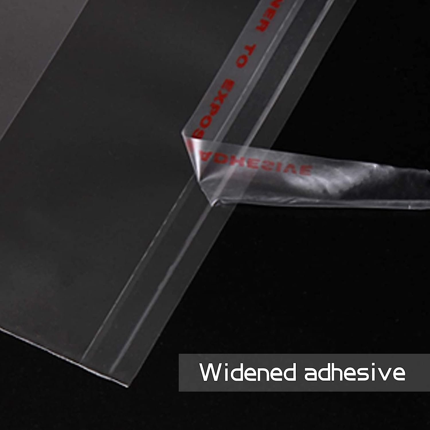 Clear Cookie Bags Resealable Cellophane Bags Self Adhesive for Packaging Gifts,Cookies,Favors, Products