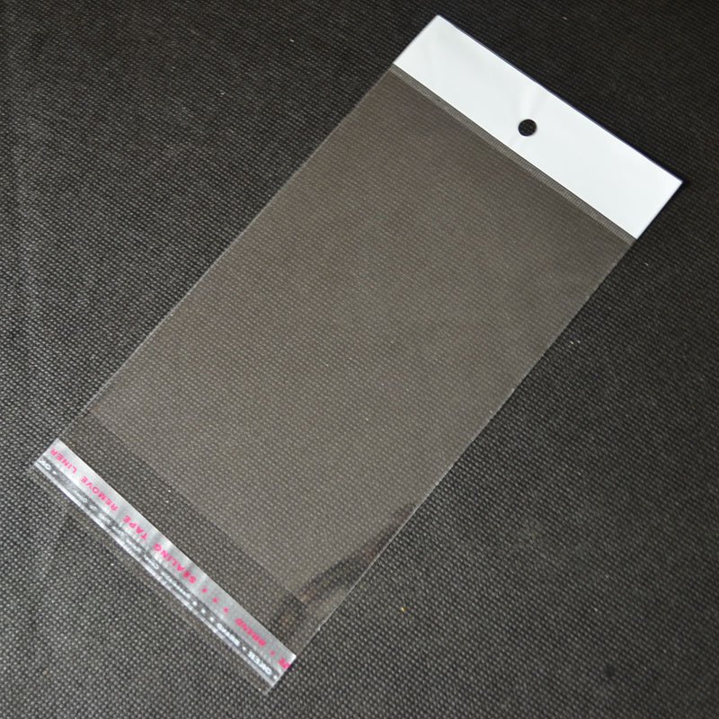 Hair Extension Plastic Packaging Bags Closure Hair Bundle Plastic Self Sealing Bag Adhesive Transparent Clear Plastic Bag