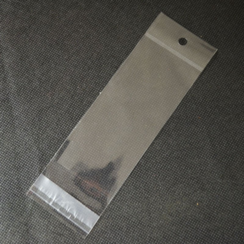 Hair Extension Plastic Packaging Bags Closure Hair Bundle Plastic Self Sealing Bag Adhesive Transparent Clear Plastic Bag