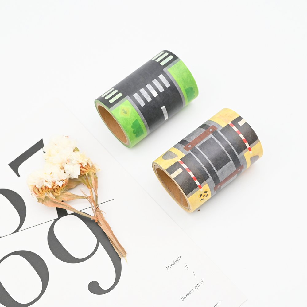 OEM custom remote control car track sticker Roll Waterborne tape Custom waterproof adhesive paper