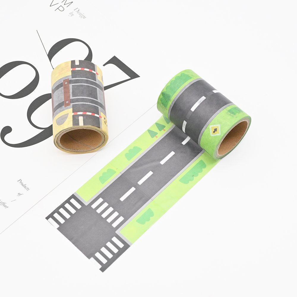 OEM custom remote control car track sticker Roll Waterborne tape Custom waterproof adhesive paper