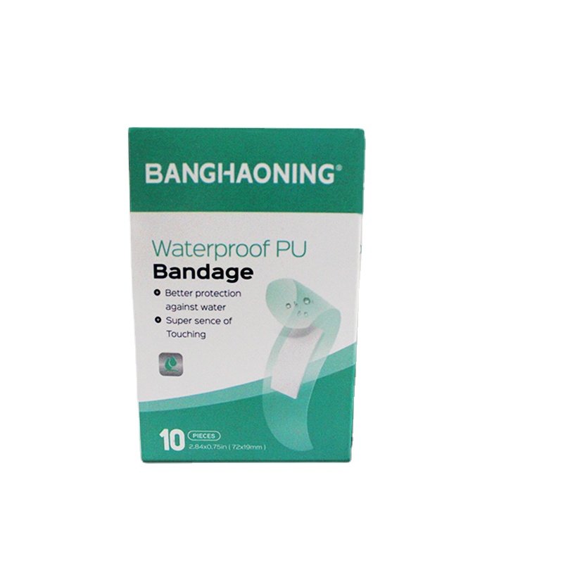 Banghaoning New product 72x19mm transparent PU Medical First Aid Wound Dressing Band-aid adhesive bandage
