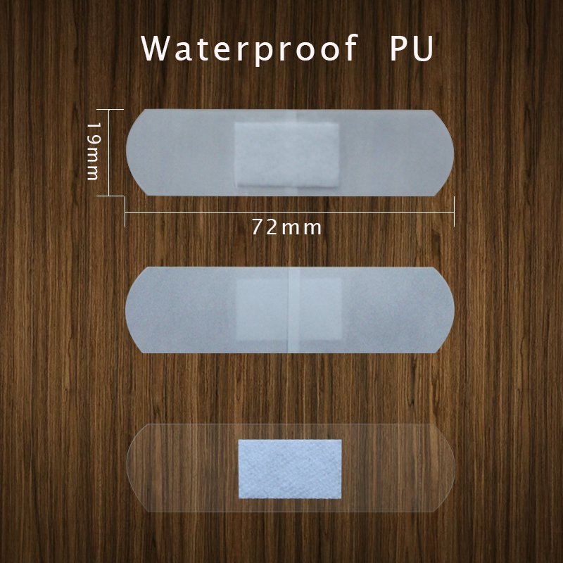 Banghaoning New product 72x19mm transparent PU Medical First Aid Wound Dressing Band-aid adhesive bandage
