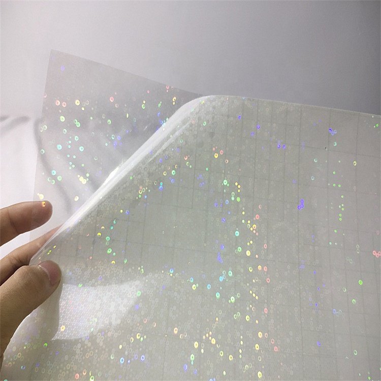 Hologram Laminator Roll Transparent Color Hologram Pet Laser Transfer Film