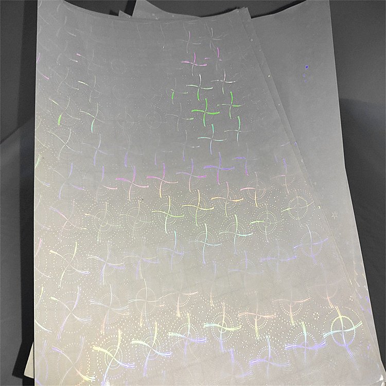 Hologram Laminator Roll Transparent Color Hologram Pet Laser Transfer Film
