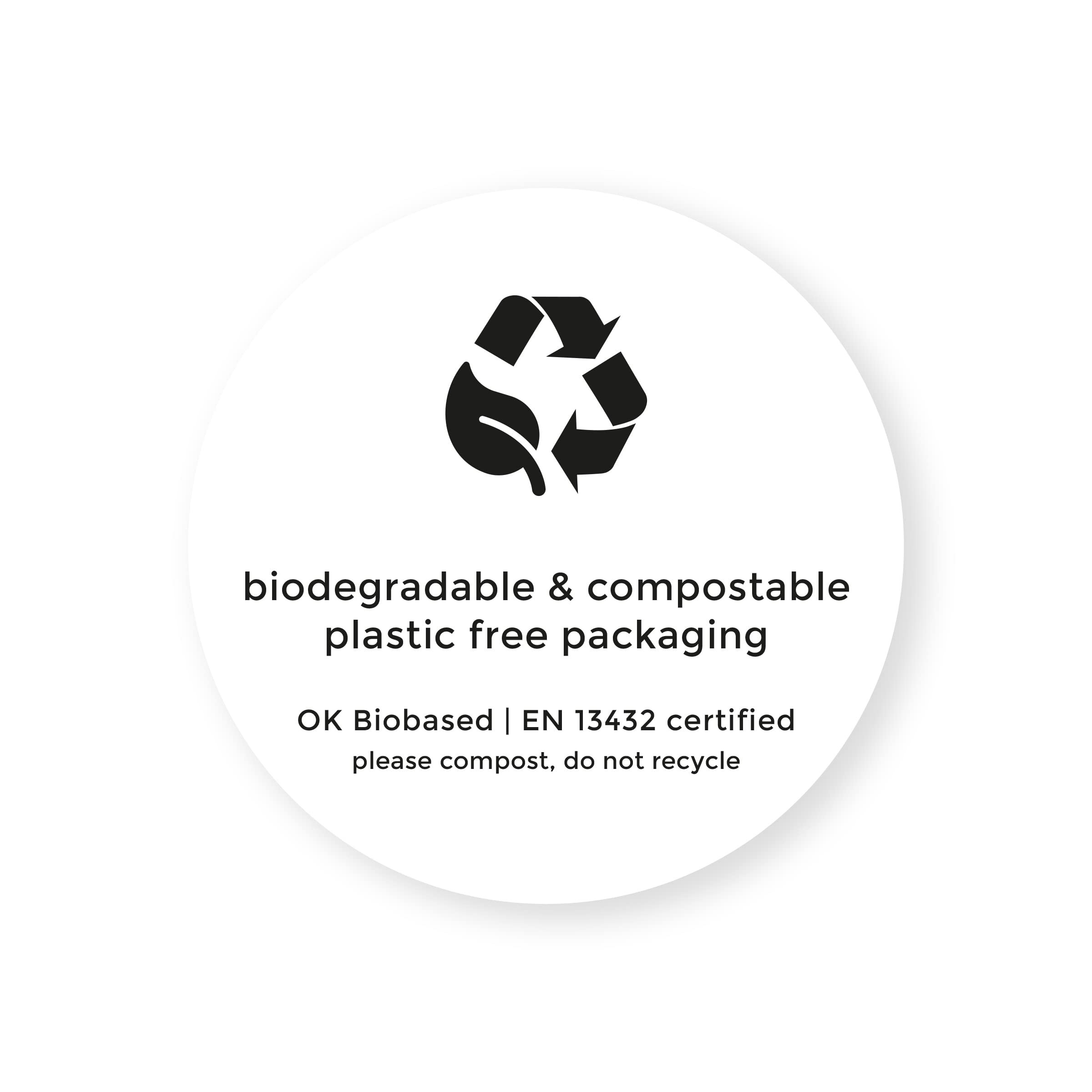 biodegradable custom self adhesive clear round stickers printing strong glue food label transparent sticker