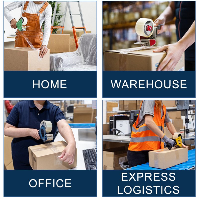 Box Sealing BOPP Carton Shipping Waterproof BOPP Packing Transparent Shipping Adhesive Tape