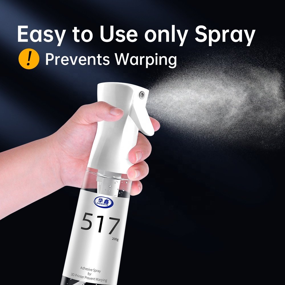 Huaxin 517 3D Printing 3D Printer Adhesive for Adhesion to Heated Print Bed Spray