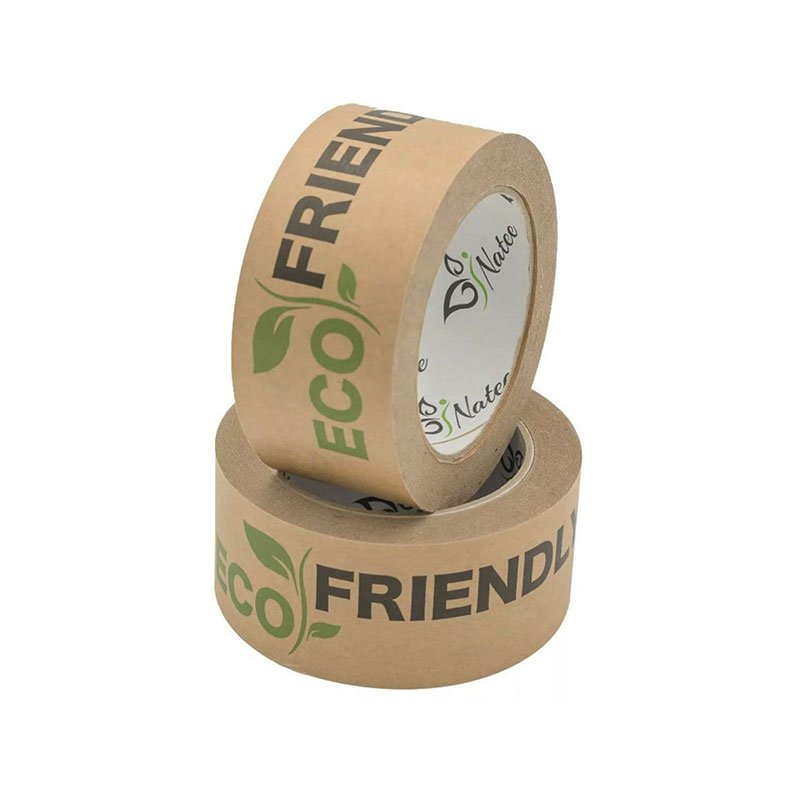 Wholesale Black Brown Fragile Custom Logo Self Adhesive Kraft Paper Gummed Tape Packing packaging Tape Printing