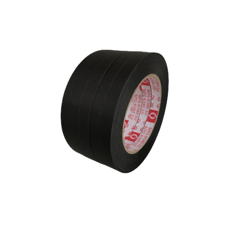 Black and white nylon Oxford high adhesive single side reinforcing tape