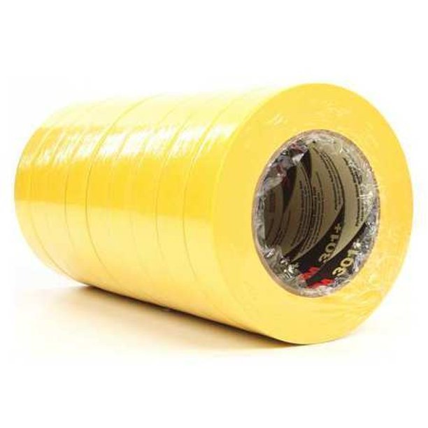 3M 301+ Wholesales Performance Custom Logo Yellow Masking Tape for Painting Trimming High Temperature Crepe Adhesive Paper