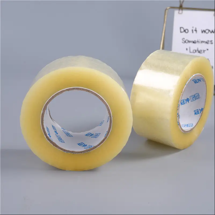 China Wholesale Hi-Quality Standard Guaranteed Bopp Waterproof Packing Box Sealing Adhesive Tape Office Adhesive Tape