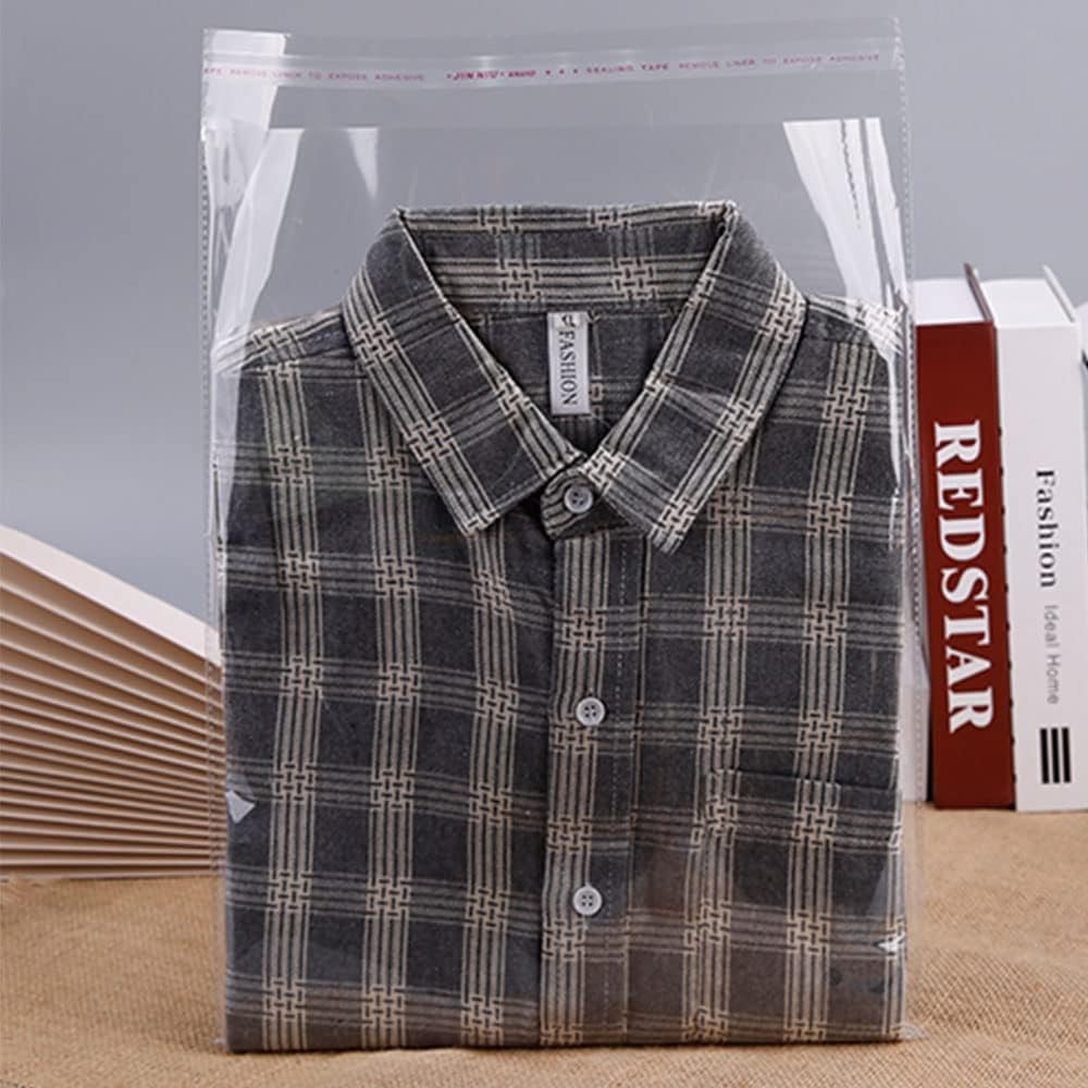 Customized Transparent Self Seal Adhesive Opp Plastic Packaging Bags For Candy Garment Stationery Consumer Electronics Packing