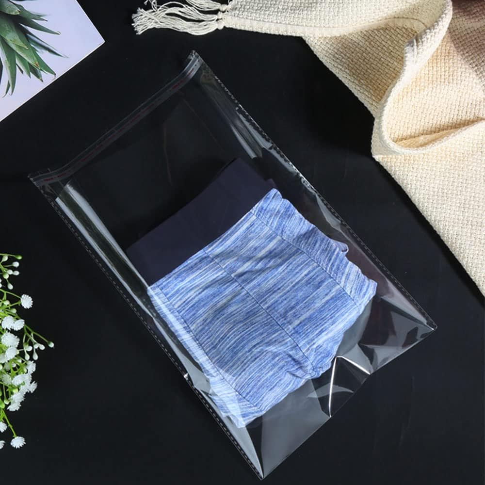 Customized Transparent Self Seal Adhesive Opp Plastic Packaging Bags For Candy Garment Stationery Consumer Electronics Packing