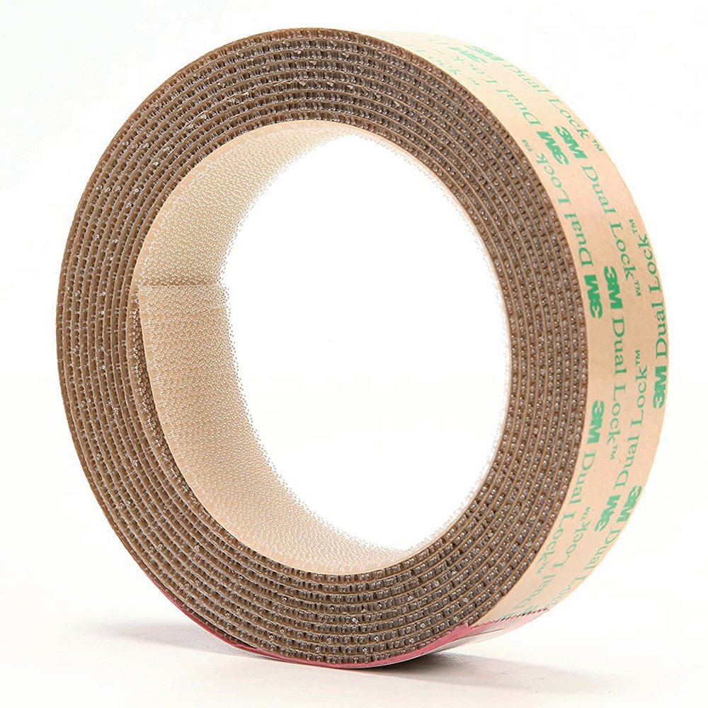 25mm x 50cm 3M Dual Lock SJ4570 Self Locking Clear Plastic Hook Strip Adhesive Backed