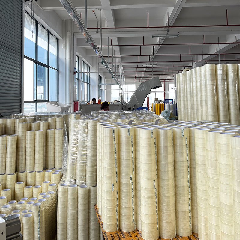 clear adhesive packing tape clear packaging tapes 2 x 100 yards - pack of 6 40mic bopp packing adhesive tape