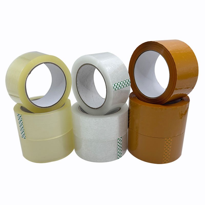 clear adhesive packing tape clear packaging tapes 2 x 100 yards - pack of 6 40mic bopp packing adhesive tape