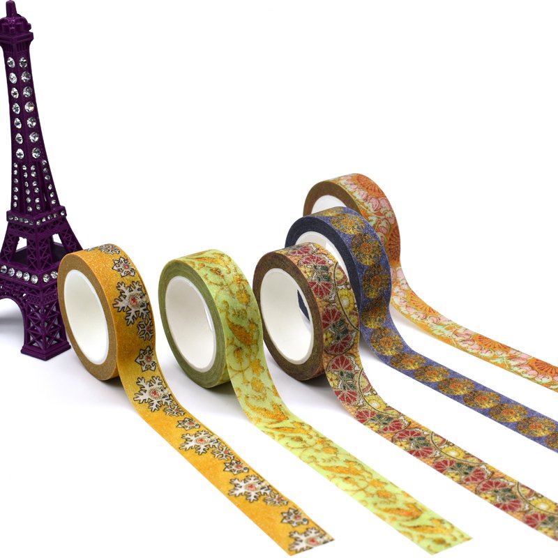 Children's Creative DIY Grid Stickers Mix Washi Masking Paper Tape Colorful Sticky Stationery & Gifts 5m Length for Adhesion