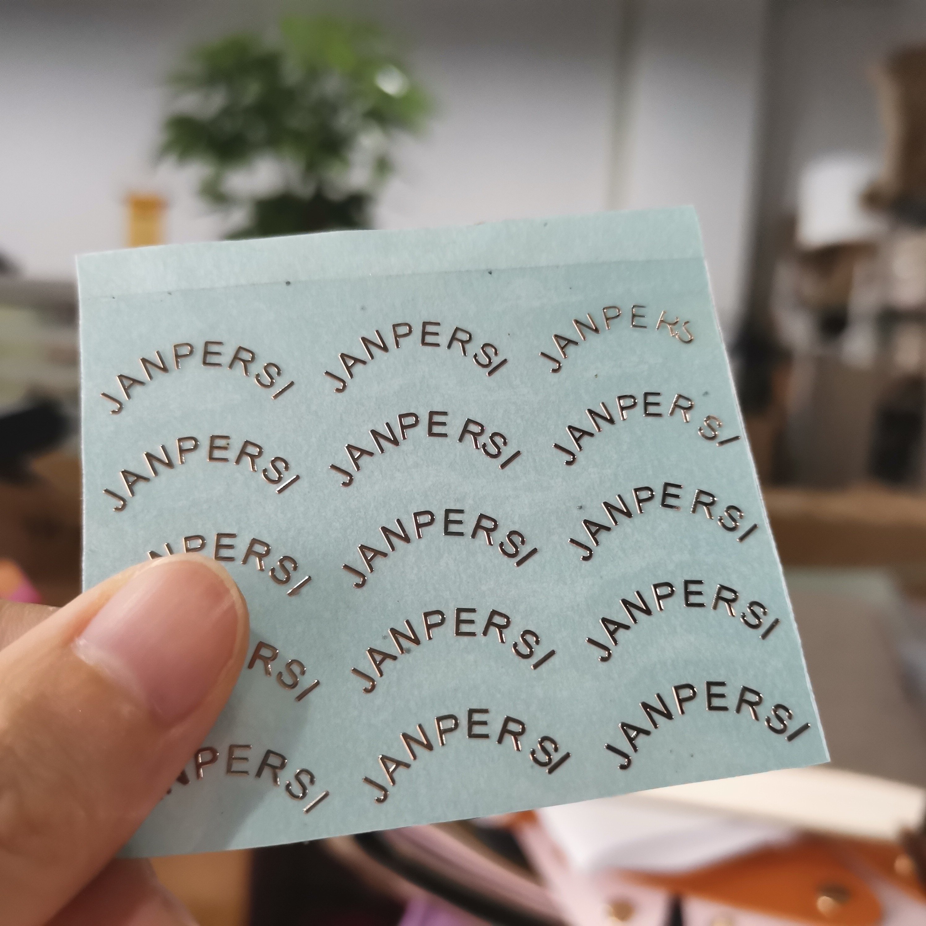 Custom Self Adhesive Heat Gold Transfer Electroforming Metal Nickel 3D Sticker Decals Metal Logo Label for Your Brand