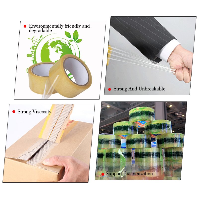 Cellotape Biodegradable Packing Cellulose Jumbo Roll Packaging Adhesive Cellophane Cello Tape